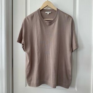 Haven Well within organic cotton short sleeve sweater tee, large EUC